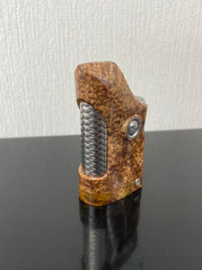 415mod stingray  18650  Black ash burl