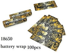 Load image into Gallery viewer, 18650 battery shrink wrap  100pcs