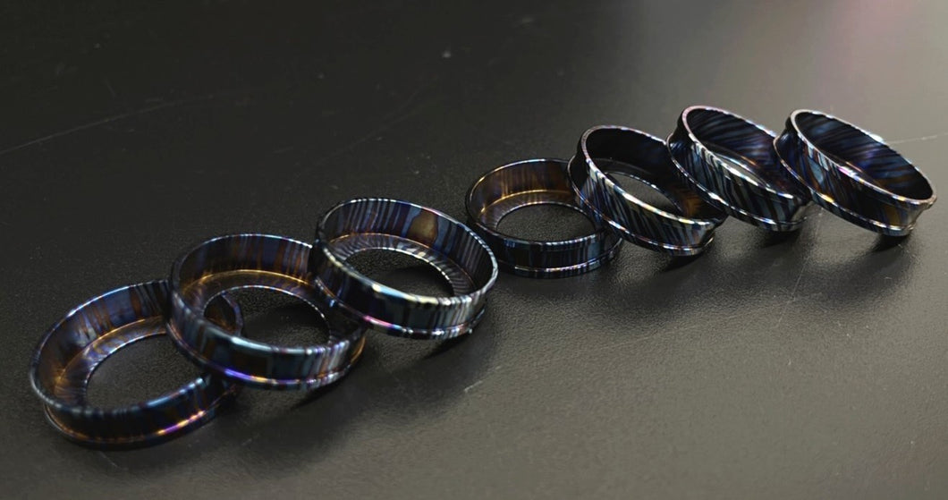 SP【Doumaki 胴巻 mozaik SP-timascus beauty ring】for atomizer 四壱伍 timascus 22mm-24mm