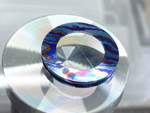 【DOUMAKI BABY チビ胴巻 WILD timascus beauty ring】for atomizer 四壱伍 timascus 22mm-24mm