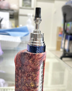 SP【ZUNDoumaki 寸胴巻 mozaik SP-timascus beauty ring】for atomizer 四壱伍 timascus 22mm-24mmのコピー